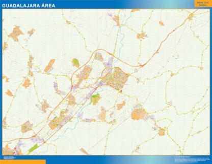 Mapa Imantado Guadalajara Area