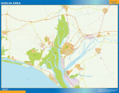 Mapa Imantado Huelva Area