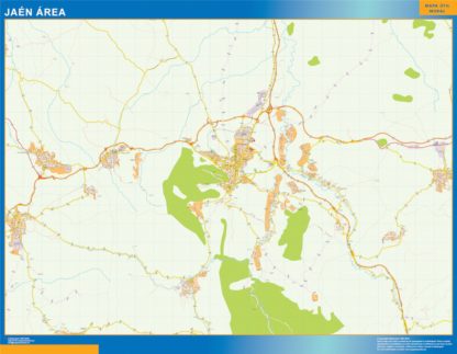 Mapa Imantado Jaen Area