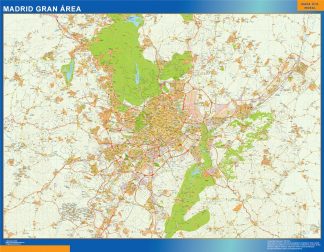 Mapa Imantado Madrid Gran Area