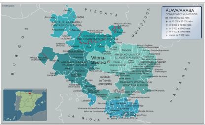 Mapa Imantado Municipios Alava