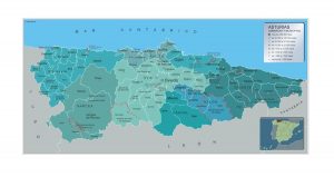 Mapa Imantado Municipios Asturias