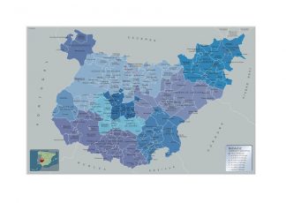 Mapa Imantado Municipios Badajoz