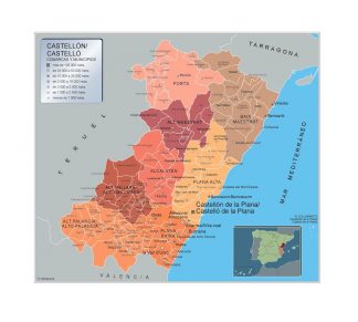 Mapa Imantado Municipios Castellon