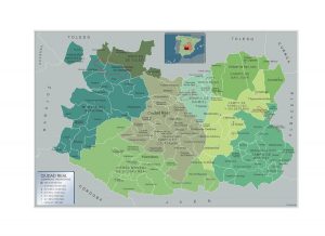 Mapa Imantado Municipios Ciudad Real