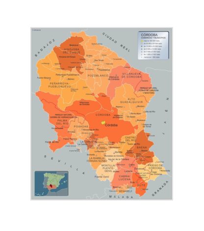 Mapa Imantado Municipios Cordoba