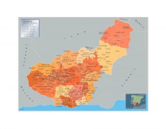 Mapa Imantado Municipios Granada