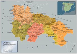 Mapa Imantado Municipios La Rioja