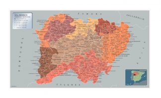 Mapa Imantado Municipios Salamanca