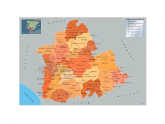 Mapa Imantado Municipios Sevilla