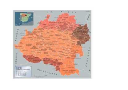 Mapa Imantado Municipios Soria