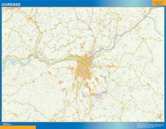 Mapa Imantado Ourense Area