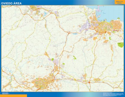 Mapa Imantado Oviedo Area