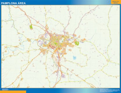 Mapa Imantado Pamplona Area