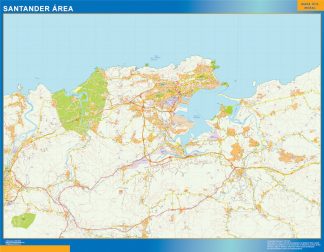 Mapa Imantado Santander Area