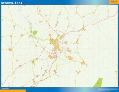 Mapa Imantado Segovia Area