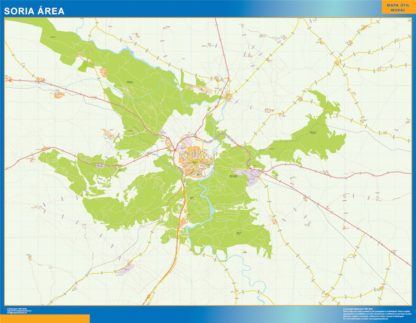 Mapa Imantado Soria Area