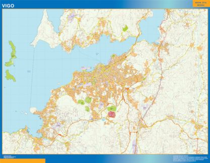 Mapa Imantado Vigo Area