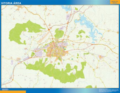 Mapa Imantado Vitoria Area