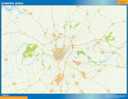 Mapa Imantado Zamora Area