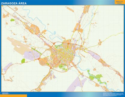 Mapa Imantado Zaragoza Area