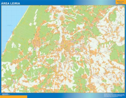 Mapa Leiria Area