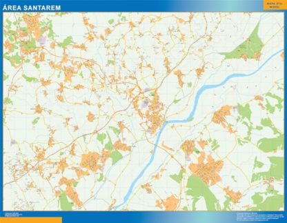 Mapa Santarem Area