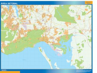 Mapa Setubal Area