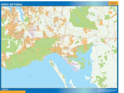 Mapa Setubal Area