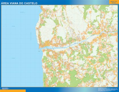 Mapa Viana Do Castelo Area