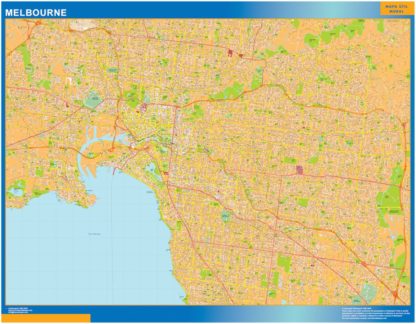 Melbourne Mapa