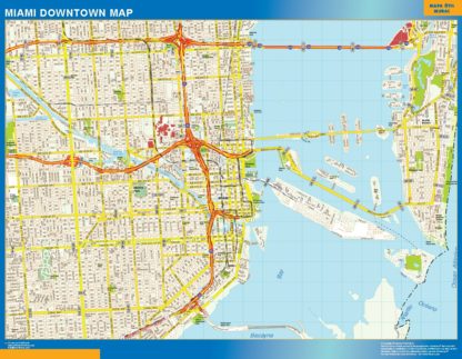 Miami Mapa Imantado Magnetico