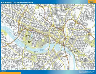 Richmond Mapa Imantado Magnetico