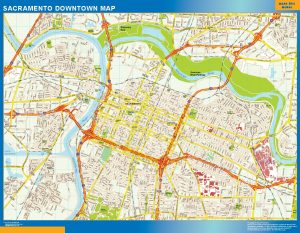 Sacramento Mapa Imantado Magnetico