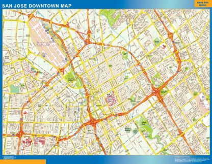 San Jose Mapa Imantado Magnetico