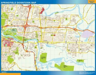 Springfield Mapa Imantado Magnetico