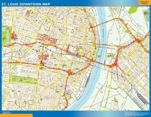 St Louis Mapa Imantado Magnetico