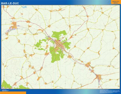 Mapa Bar Le Duc imantado