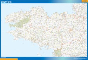 Mapa Bretagne