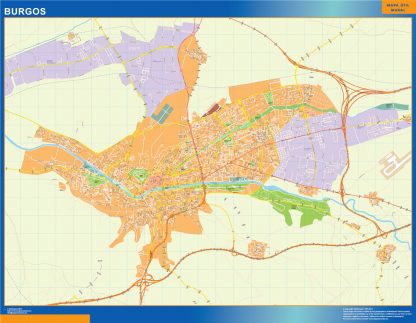 Mapa Burgos imantado