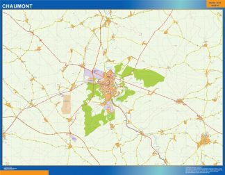 Mapa Chaumont imantado