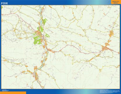 Mapa Foix imantado