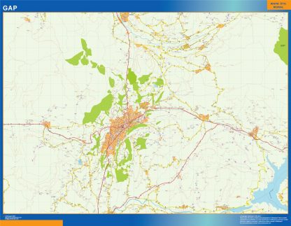 Mapa Gap imantado