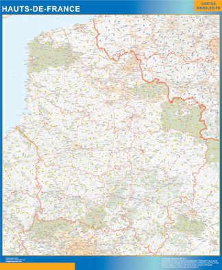 Mapa Hauts de France