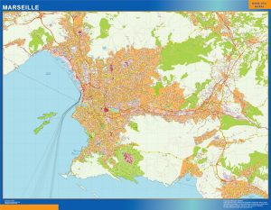 Mapa Marseille imantado