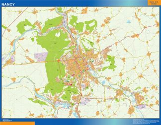 Mapa Nancy imantado