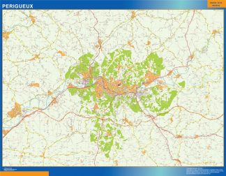 Mapa Perigueux imantado